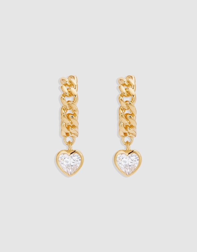 By Charlotte - Radiant Heart Curb Hoops