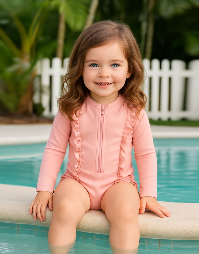 OOVY - Eco Coral Sunsuit