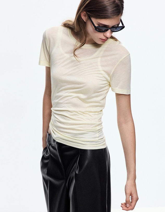 M.N.G - Wide Leg Faux Leather Trousers
