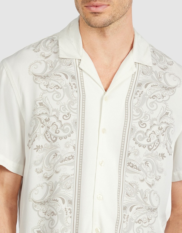 Tarocash - Zevon Viscose Paisley Shirt