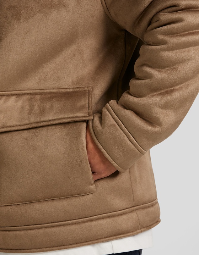 Johnny Bigg - Val Sherpa Suede Jacket
