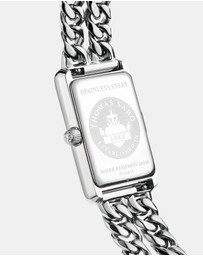 THOMAS SABO - THOMAS SABO Ladies Rectangular Silver Watch with Pink Dial