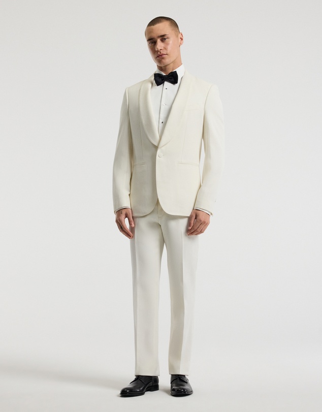 Calibre - Shawl Collar Tuxedo Jacket Ivory