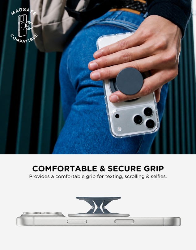 PopSockets - PopGrip LowPro MagSafe Mount Grip Stand