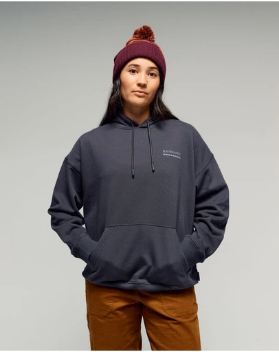 Kathmandu - Heritage Logo Slouchy Brushed Hoodie
