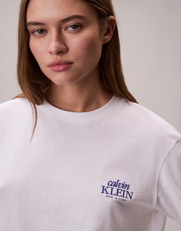Calvin Klein Jeans - Embroidered Logo Graphic Boxy T-Shirt