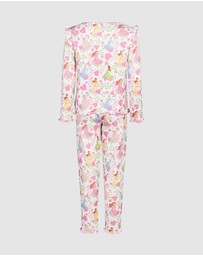 Rock Your Kid - Disney Princess Rib PJ Set - Kids-Teens
