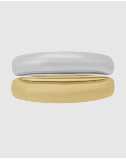 Fossil - Ellis Two-Tone Stack Ring