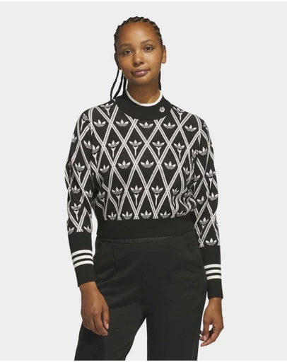 adidas Originals - Originals Trefoil Turtleneck Jumper Womens