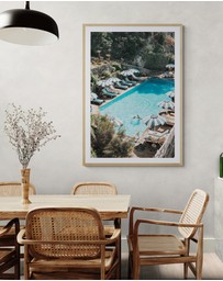 Amichi Co - Poolside Paradise Fine Art Print