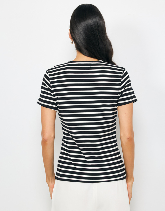 AERE - Stripe Cotton Baby Tee