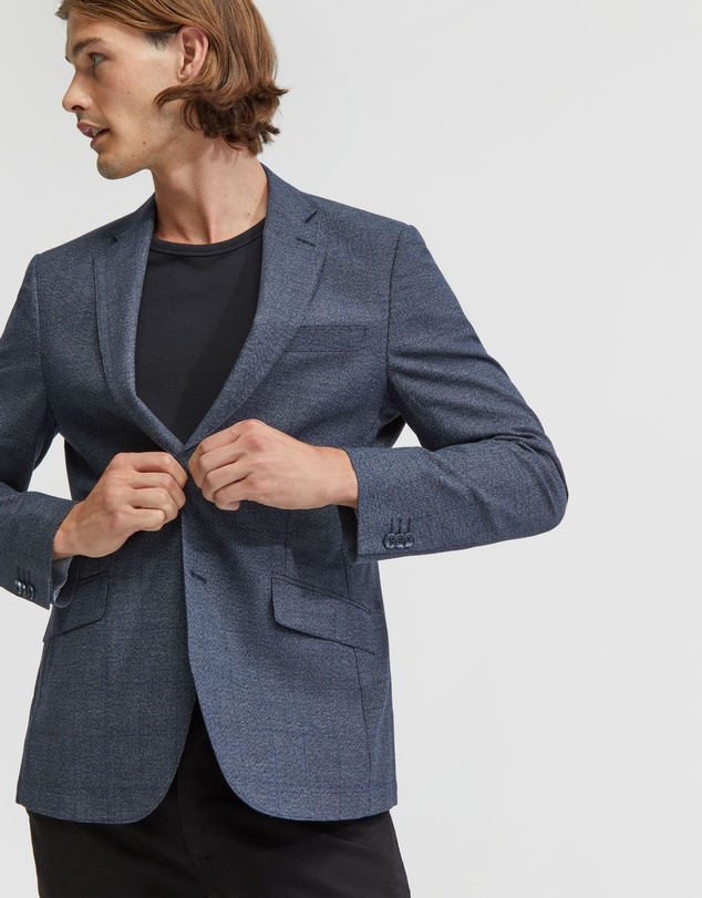 Oxford - Milton Half Lined Checked Blazer
