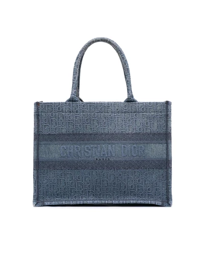 Pre-Loved by Azura Reborn - Pre-Loved Medium Oblique Denim Book Tote