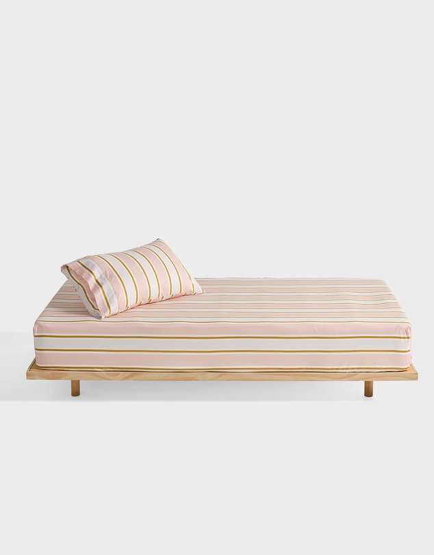 Linen House Kids - Sailor Stripe Fitted Sheet + Pillowcase Set