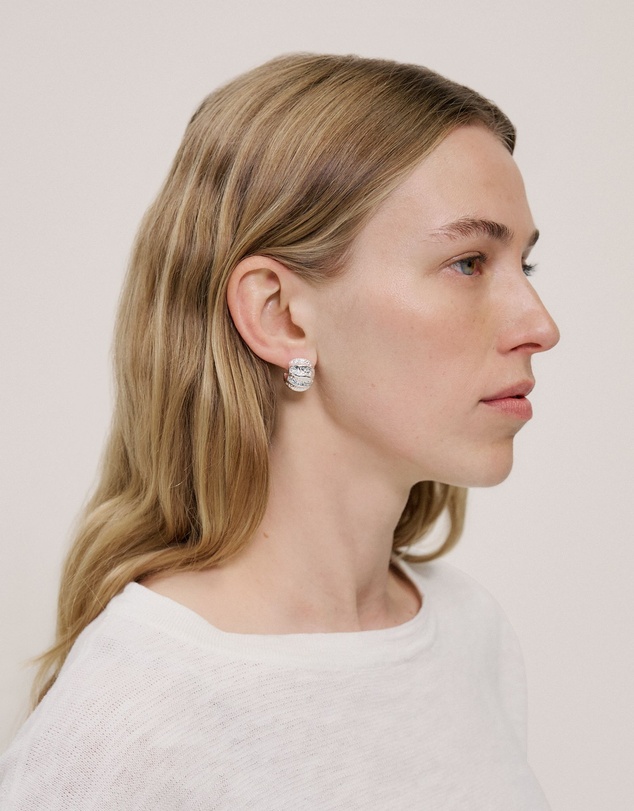 Trenery - Ardea Hoop Earrings in Silver