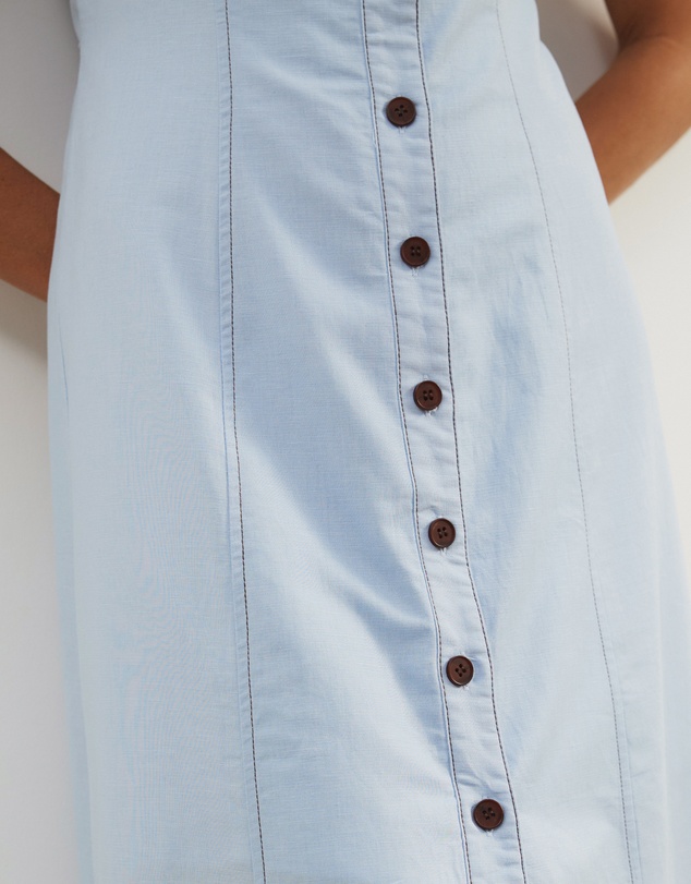 Atmos&Here - Cara Contrast Bind Midi Dress