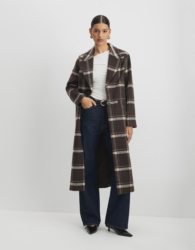 AERE - Lani Wool Longline Coat
