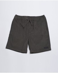 Vacancy Co - Cord Elastic Waist Stretch Short - Youth