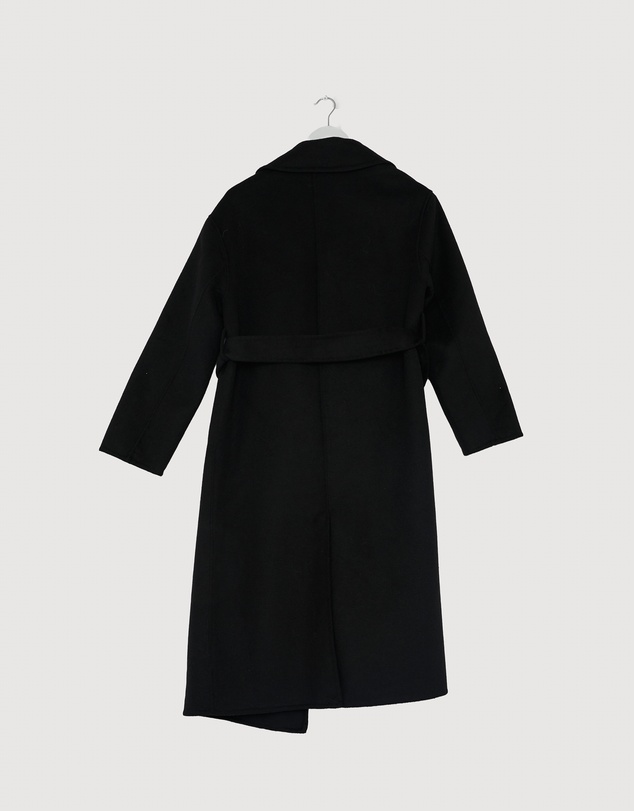 Revibe - Repaired AERE Chloe Double Faced Wool Blend Coat - AU 8