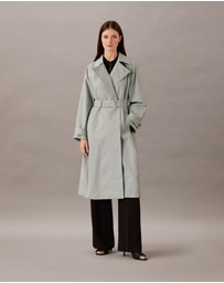 Calvin Klein - Cotton Blend Trench Coat