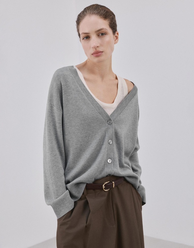 M.N.G - V-Neck Knitted Cardigan