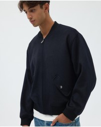 AERE - Wool Blend Bomber