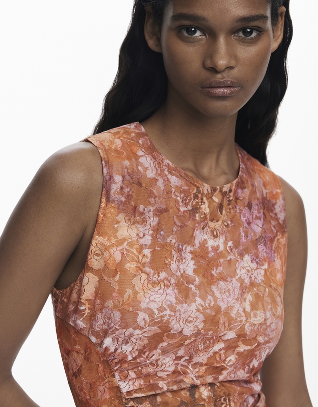 Desigual - Floral draped dress
