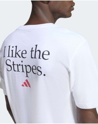 adidas Sportswear - I LIKE THE STRIPES GRAPHIC T-SHIRT Mens