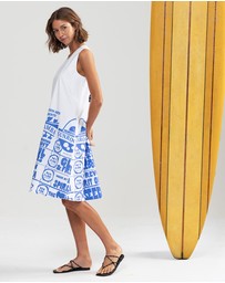 Binny - Blue Crush Mini Dress