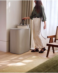 Joseph Joseph - Tota Luxe 90L Easy-Empty Bamboo Laundry Basket (Ecru)