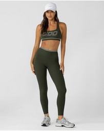 Lorna Jane - Iconic Luxe Active Rib Ankle Biter Leggings