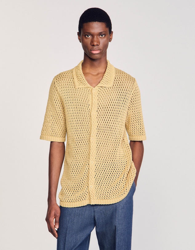 Sandro - Crochet Mc Shirt