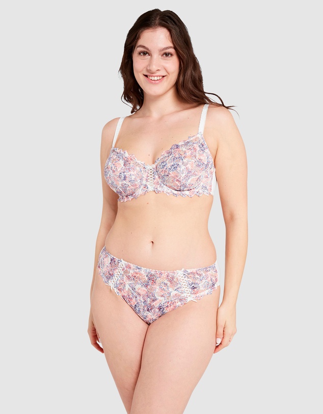 Sans Complexe - Arum Mosaïc Underwired Balconette Lace Bra