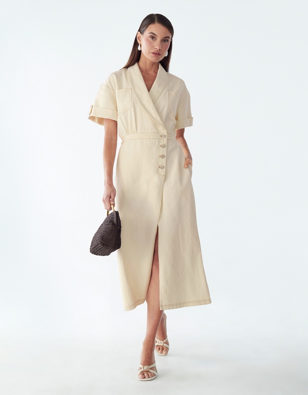 Willa - Sil Midi Dress