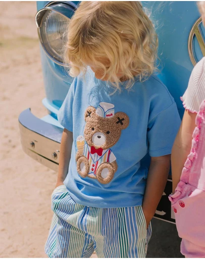 Huxbaby - Ice Cream Man Hux Drop Shoulder Tee - Babies-Kids
