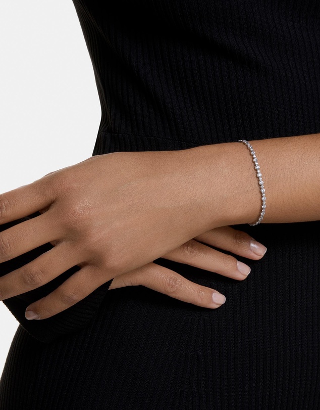 Swarovski - Matrix bracelet, Round cut, White