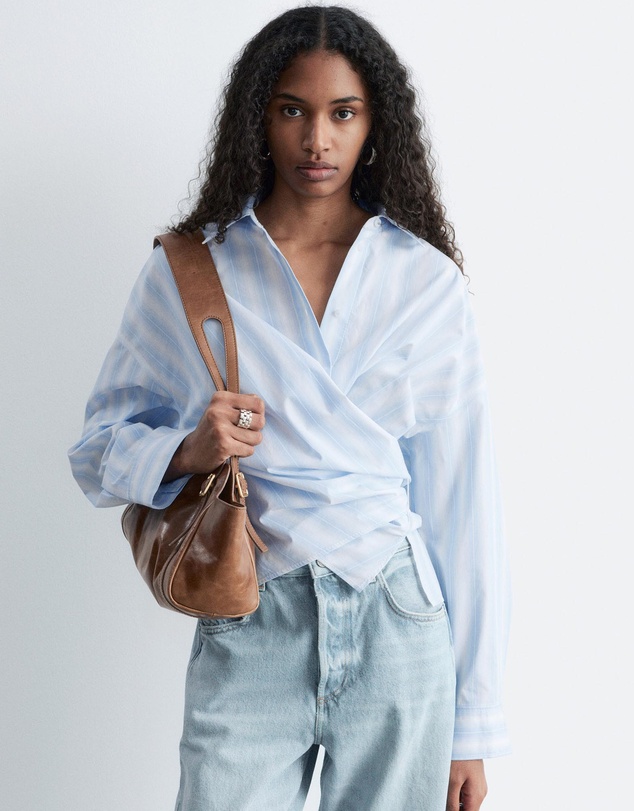 & Other Stories - Tie-Waist Cotton Shirt