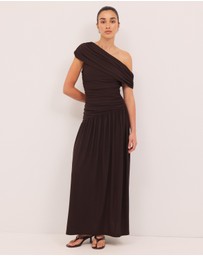 Calli - Aurelia Draped Jersey Maxi Dress