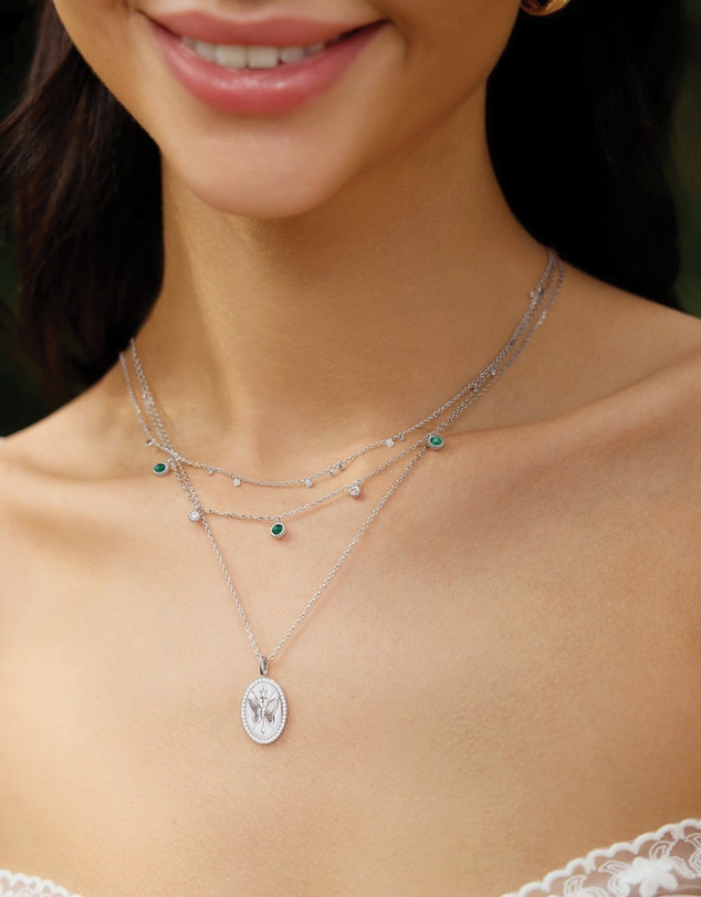 Ania Haie - Silver Butterfly Pendant Necklace