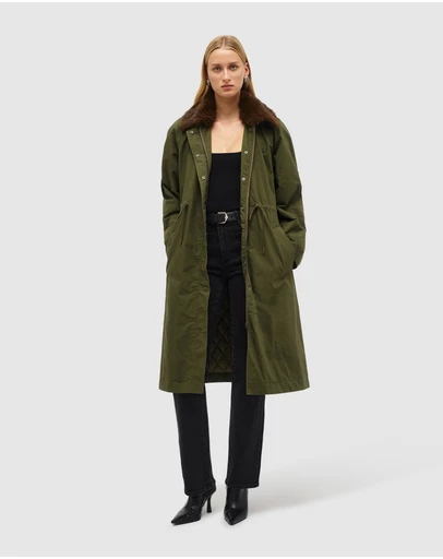 Neuw - Faux Fur Collar Parka