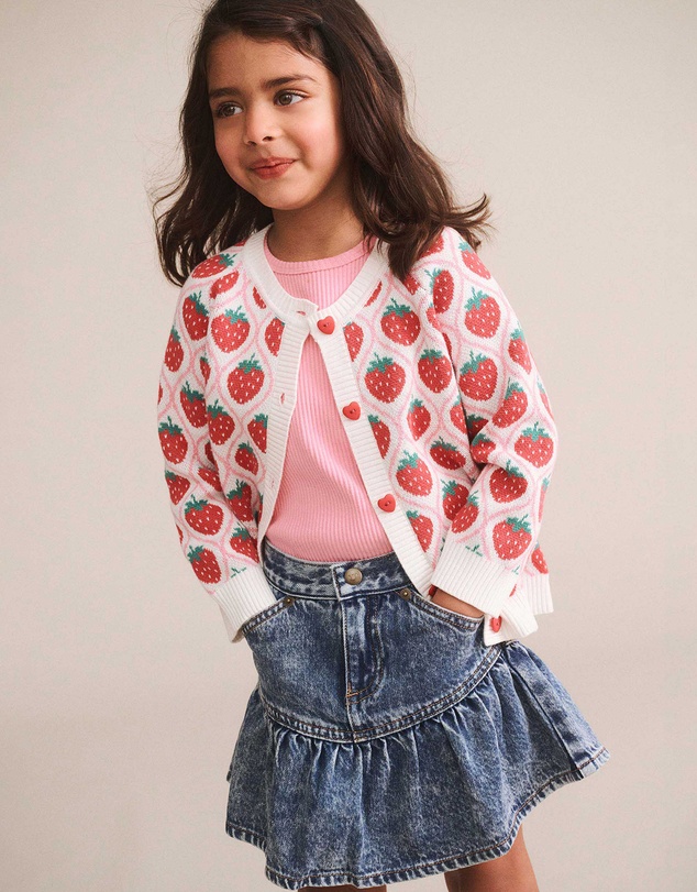 Huxbaby - Dreamy Denim Tiered Skirt - Babies-Teens