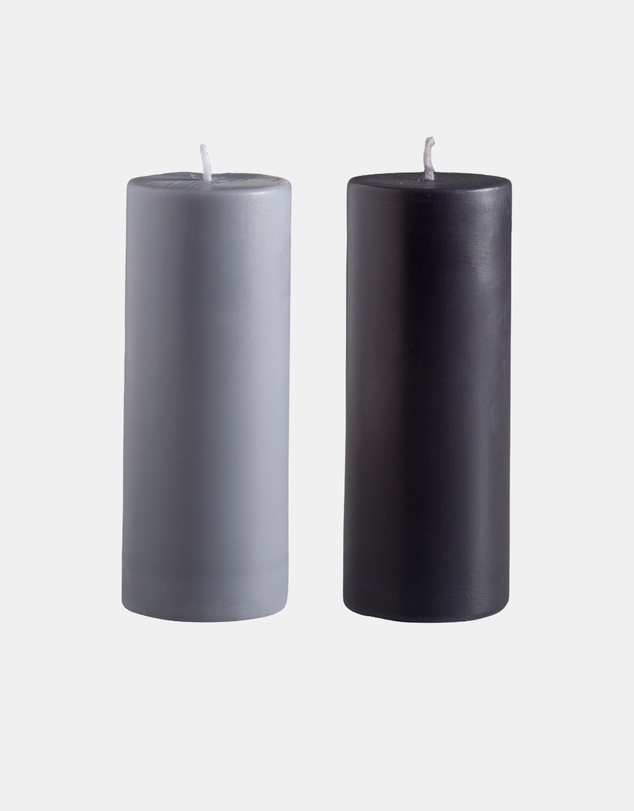 porter green - escc small pillar candle soy-blend unscented candles