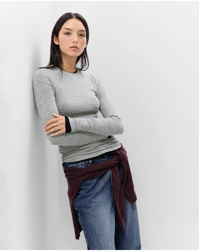 UNISON - Merino Crew Neck Top