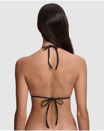 Polo Ralph Lauren - Logo Jacquard Ricky Halter Triangle Bikini Top