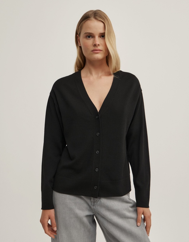 Witchery - Asymmetric Wrap Knit Cardigan