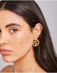 Zoe Olivia - Waterproof Spiral Stud Earring