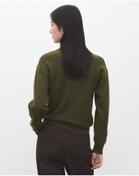 M.N.G - Long-Sleeved Polo-Neck Sweater
