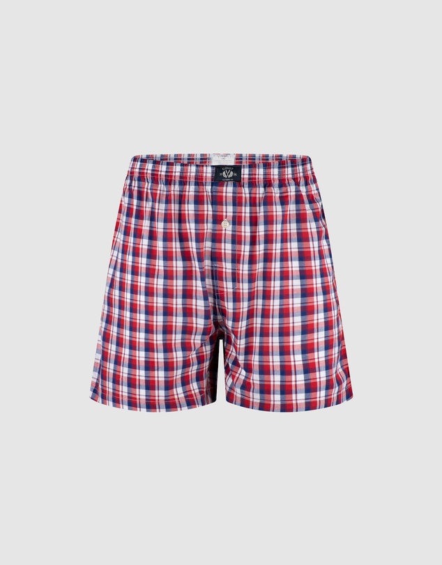 Coast Clothing - Mens Boxers 2 Pack - Navy Check
