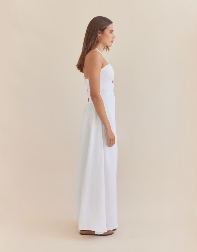 Amelius - Gemma Linen Halterneck Dress