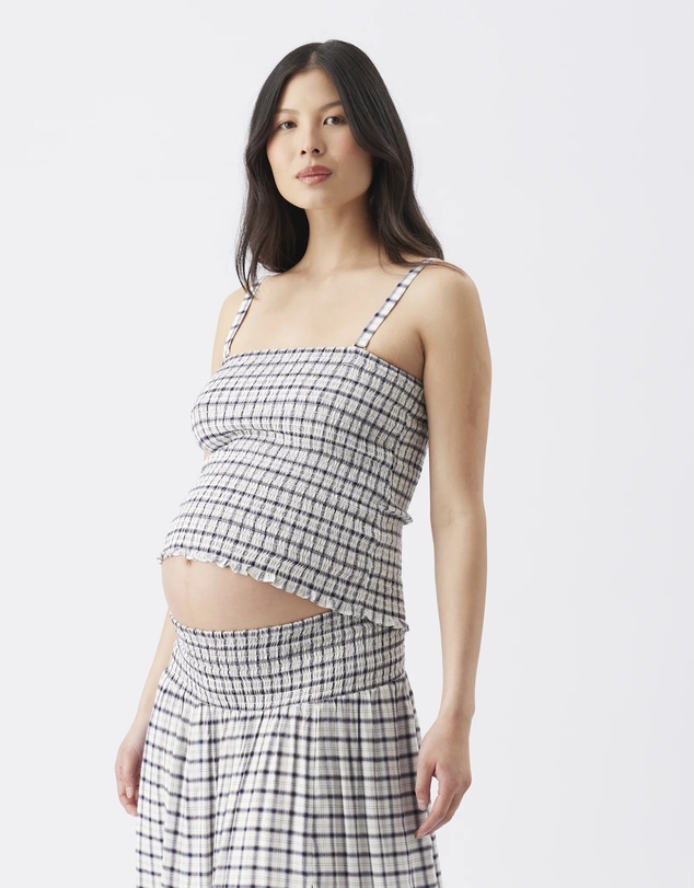 Ripe Maternity - Kay Shirred Top